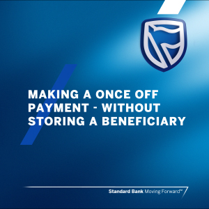 Internet Banking Making a one off payment and not storing
